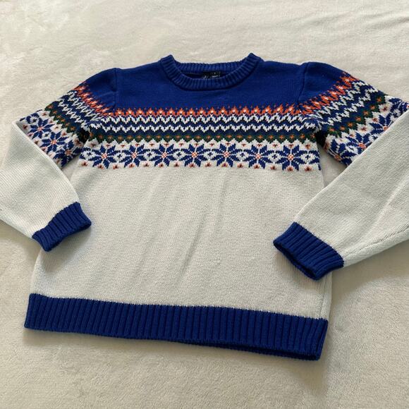 Janie and Jack Fair Isle Sweater sz 6 - Picture 8 of 11